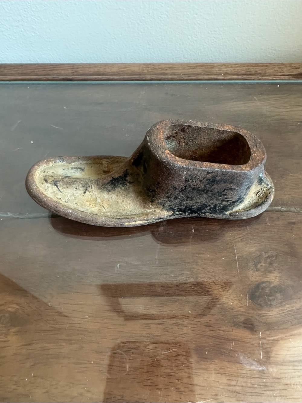 Vintage Antique Cast Iron Cobblers Childs Shoe  Mold